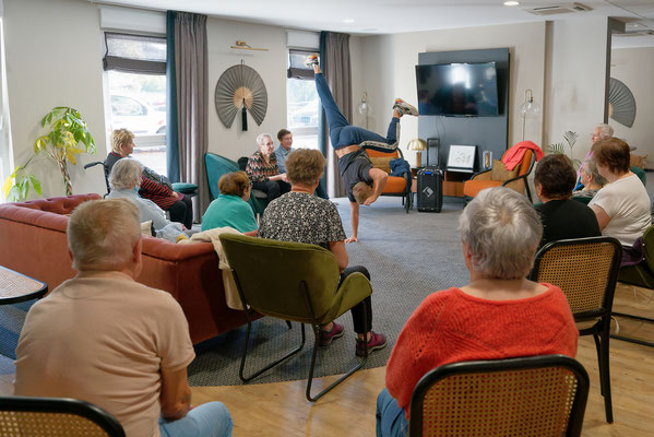 Spectacle de danse en r&eacute;sidence seniors