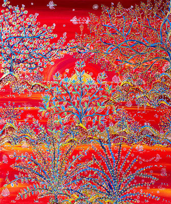 Reproduction d&rsquo;une &oelig;uvre abstraite