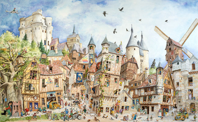Reproduction d&rsquo;une &oelig;uvre panoramique